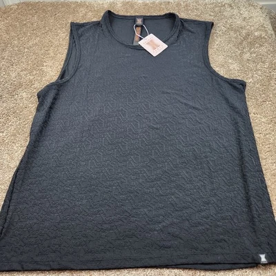 Camiseta sin mangas Savage X Fenty Sport Rihanna Breakout capa base gráfica malla para hombre mediana Foto 1 de 4