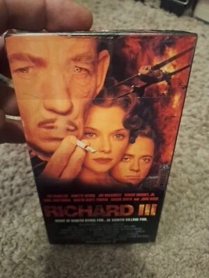 Richard III (VHS 1996) Robert Downey Jr. Nigel Hawthorne, Promo Screener Foto 1 de 4