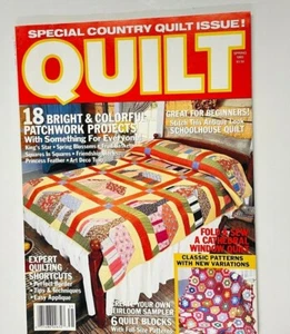 Quilt Magazine Spring 1993 Back Issue Quilts Knitted Embroidery - Picture 1 of 4