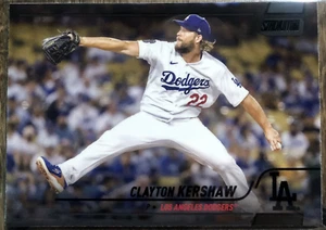 2022 Topps Stadium Club #89 Clayton Kershaw lámina negra Los Angeles Dodgers - Imagen 1 de 2