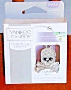2017 Yankee Candle Skull and Crossbones Skull & Crossbone Car Dije Calavera - Imagen 1 de 1