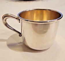 Vintage Sterling Silver 52 gram Baby Cup with Handle 1.9oz no monogram