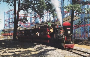 BLAND’S PARK Miniature Train, TIPTON, Pennsylvania, 1960s; Postcard is Mint - Imagen 1 de 1