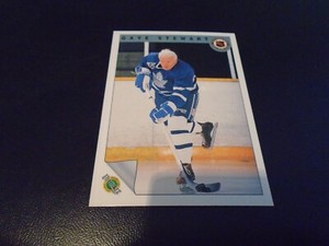 1991-1992 ULTIMATE ORIGINAL 6 TORONTO MAPLE LEAFS   /  45 GAYE STEWART  FRENCH