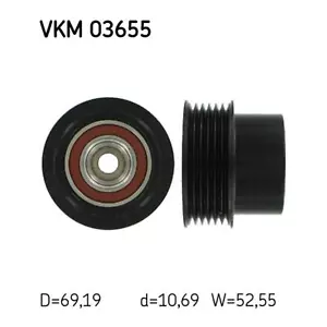 Alternator Freewheel Clutch Pulley SKF for V70 S80 XC70 XC60 V60 XC90 S60 Freela - Picture 1 of 6