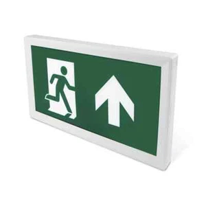 Artemis LED Emergency Exit Sign Self Test, Sign 3Hr 30m c/w Up Legend, Red Arrow - Picture 1 of 2