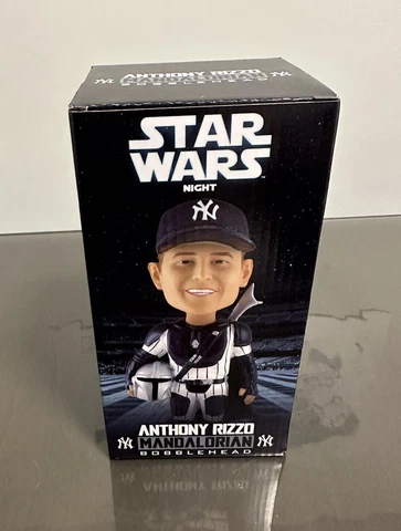 Anthony Rizzo Star Wars Night Mandalorian Bobblehead ✅ 05/12/23 Yankees - NIB 🔥 Cover