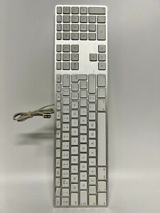 Apple A1243 Wired Aluminium Keyboard - White