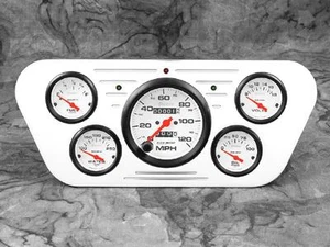 Cuadro de instrumentos de inserción de tablero de aluminio panel calibre billet camioneta Ford 53 54 55 - Imagen 1 de 4