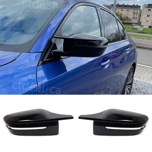 M3-Style Mirror Cover Cap Gloss Black For BMW G20 G21 G22 G30 G31 G11 2017-2022 - Picture 1 of 10