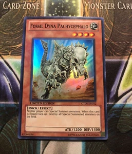 *** FOSSIL DYNA PACHYCEPHALO *** SUPER RARE CT08-EN012 (LP) YUGIOH! - Picture 1 of 1