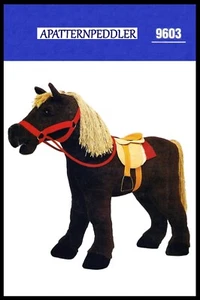 APATTERNPEDDLER 9603 Pattern Horse Stuffed Animal Doll Toy 28" Tall x 33" Long - Picture 1 of 3