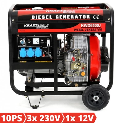 Stromerzeuger Diesel Stromaggregat Notstromaggregat Leise Stromgenerator B-WARE - Bild 1 von 4