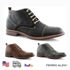 Stivaletti uomo Ferro Aldo ELI Mid Top Chukka da passeggio moda - Foto 1 di 10
