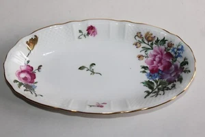 Ravier en porcelaine de Limoges, L. BERNARDAUD, décor fleur rose, n°4 - Imagen 1 de 8