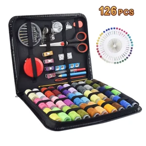 Sewing Box 68-230Pcs Multi-Function Travel Sewing Kit Stitch Needle Thread Stora - Picture 1 of 12