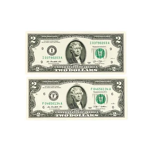 1 set of 2 diff. districts USA 2 Dollars 1995-2017 xf-au - Picture 1 of 2
