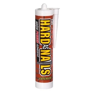 280ML ADHESIVE GLUE SEALANT HARD AS NAILS EXTERIOR NO MORE NAILS CARTRIDGES - Picture 1 of 4
