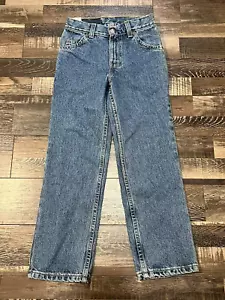 NWT Vintage Kids Levis 505 Boys Size 8 Classic Fit Made in USA Denim Blue Jeans - Picture 1 of 9