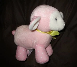 De colección Amscan Baby LILLYBELLE Cordero Rosa Primer bebé animal Sonajero Lovey - Imagen 1 de 2