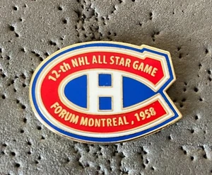 Pin de hockey Montreal Canadiens 12th All Star Game Forum, 1958 NHL - Imagen 1 de 2