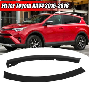 For Toyota RAV4 2016 2017 2018 Wheel Arch Molding Side Front Bumper Mounted PAIR - Picture 1 of 9