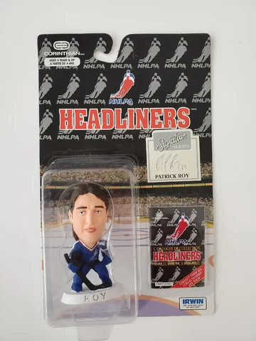 Sealed 1996 Headliners Corinthian Patrick Roy Signature Series NHLPA  Figurine Cover