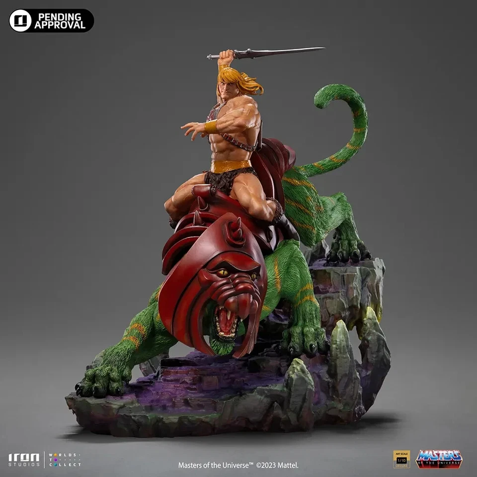 SELLADO He-man y Battlecat Deluxe 1:10 Iron Studios Foto 1 de 1