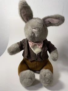 Applause 1992 PETER COTTONTAIL EASTER BUNNY RABBIT 14" Plush Stuffed Animal Suit - Picture 1 of 13