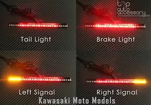 33-SMD LED Bar Brake Tail Light & Left/Right Turn Signal Lamp for Kawasaki Moto - Picture 1 of 3