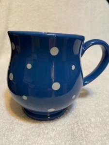 Temp-Tations Blue Polka Dot Mug for Coffee/Tea - Picture 1 of 6