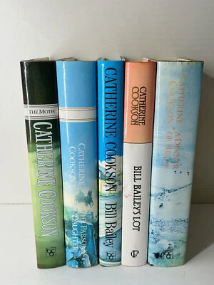Catherine Cookson Hardback Book Bundle Lot 5 Romance Novels The Moth Bill Bailey Foto 1 de 4