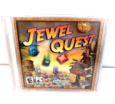 Mumbo Jumbo PC Video Game Jewel Quest Matching Windows 98 XP CD ROM NO Scratches - Image 1 of 4
