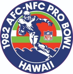 1982 Pro Bowl Mini Football Helmet Decals - Picture 1 of 3
