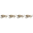  4 Count Brass Desktop Beetle Ornament Small Animal Figurines