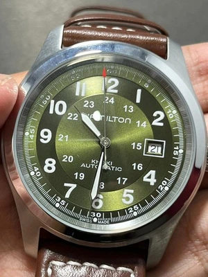 Reloj automático para hombre Hamilton Khaki Field MOD esfera verde Foto 1 de 4