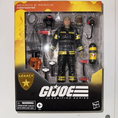 Hasbro G.I. "Figura de acción de bombero de búsqueda y rescate serie clasificada Joe 6""" Foto 1 de 4