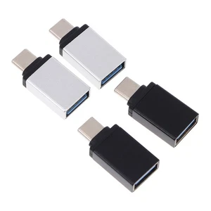 Adaptador convertidor adaptador tipo C a USB de 4 piezas carga transferencia de datos - Imagen 1 de 12