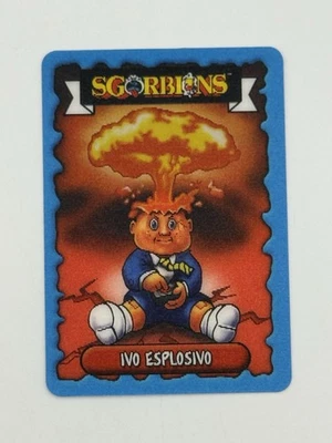 Garbage Pail Kids Sgorbions Italy ADAM BOMB Lenticular TCG Series 1 Topps 2018 - Image 1 of 3