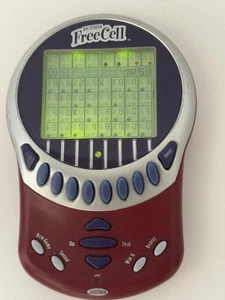 Radica Big Screen FreeCell Solitaire Handheld Electronic Game Tested Works Light - Picture 1 of 5