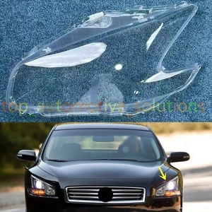 Right Side Headlight Lens Clear Shell + Sealant Glue For Nissan Maxima 2009-2014 - Foto 1 di 10