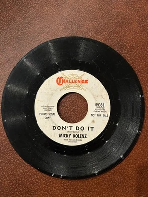 Mickey Dolenz- Don't Do It Blues Pop Rock Classic 1967 59353 Vinyl 7'' 45 - Image 1 of 2