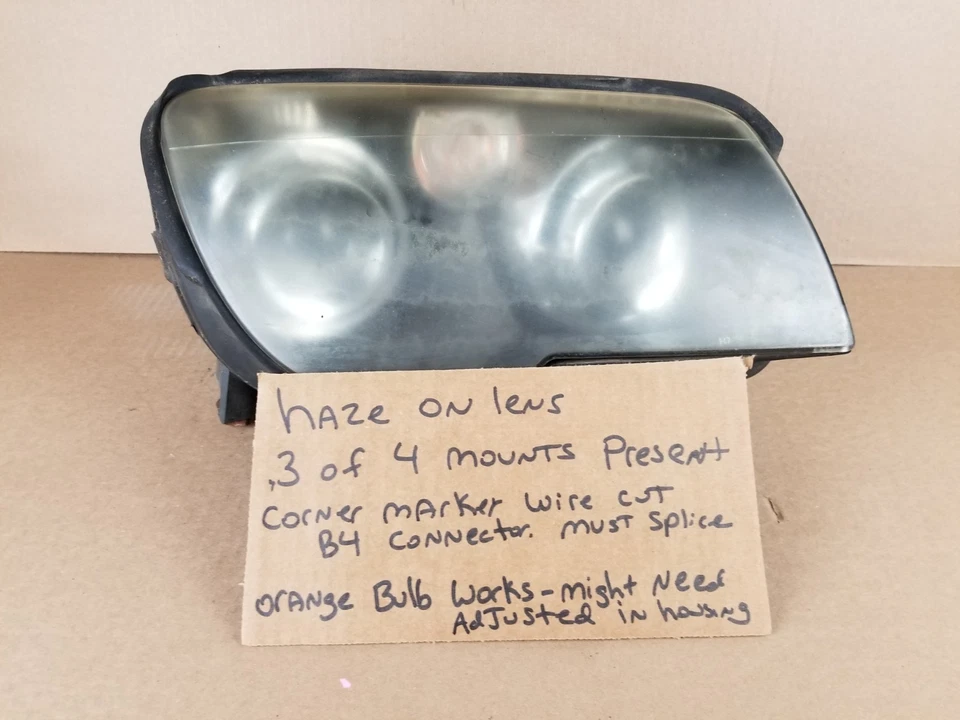 2004 - 2008 克莱斯勒 CROSSFIRE PASSENGER HEADLIGHT 3/4 MOUNTS - * 阅读 * * — 第 1/4 张图片