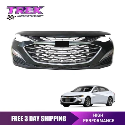 适用于 2019 - 2024 雪佛兰迈锐宝前保险杠盖套件带格栅和雾灯 — 第 1/4 张图片