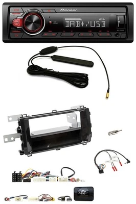 Pioneer MP3 DAB 1DIN Lenkrad USB Autoradio für Toyota Auris 2013-2015 schwarz - Bild 1 von 4