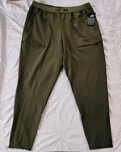 NEW Russell Men's Jogger Track Pants Size XL Green Stretch Zipper NWT - Picture 1 of 14