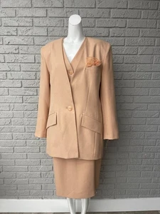 Kasper for ASL Women Career 3 Pcs Skirt Suit Set Size 14 - Picture 1 of 12