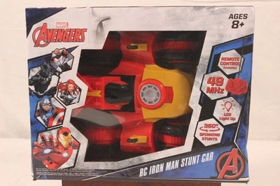 Marvel Avengers RC Iron Man Stunt Car 49 MHz com iluminação LED e 360° giratório S - Imagem 1 de 3