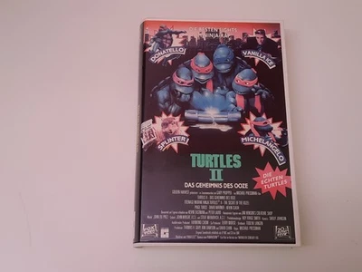 Turtles II 2 - Das Geheimnis des Ooze 1991 VHS German PAL Fox Video Großbox TMNT - Bild 1 von 4