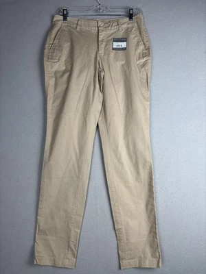 Eddie Bauer Pants Womens 2 Stretch Legend Wash Boyfriend Slim Tapered Khaki - Image 1 of 4
